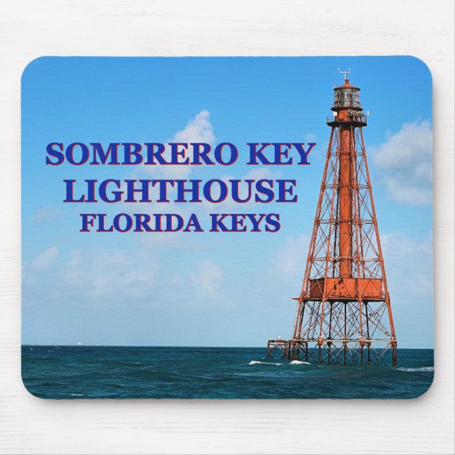 Sombrero Key Lighthouse, Florida Keys Mousepad (Vorne)