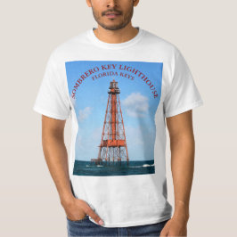 Sombrero Key Lighthouse Florida Keys T - Shirt