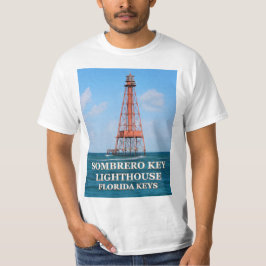 Sombrero Key Lighthouse, T - Shirt der Florida Key