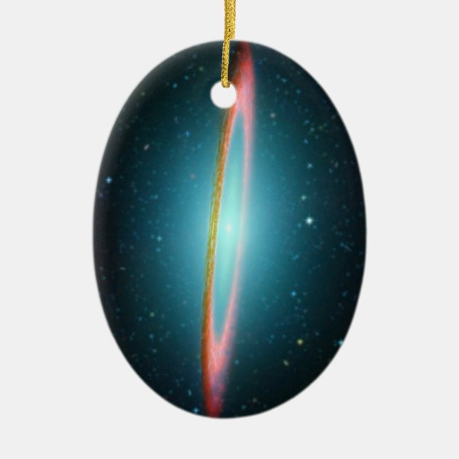 Sombrero Spiralgalaxie NGC 4594 Keramikornament (Vorne)