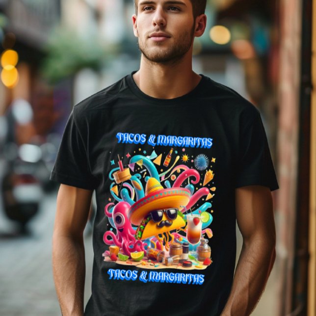 Sombrero und Sonnenbrille Margarita Emergency T-Shirt (Von Creator hochgeladen)