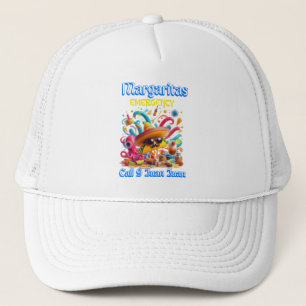 Sombrero und Sonnenbrille Margarita Emergency Truckerkappe