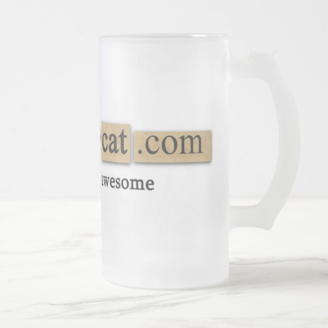 SOMC - Mattierte Bier-Tasse Mattglas Bierglas (Rechts)