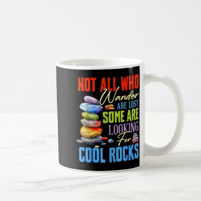 Some Are Looking For Cool Rocks - Geologist Geode  Kaffeetasse (Rechts)