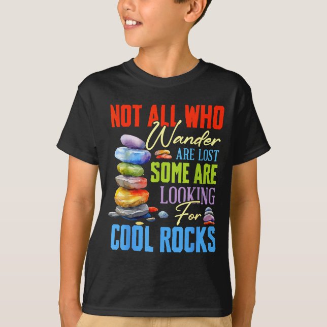 Some Are Looking For Cool Rocks - Geologist Geode  T-Shirt (Vorderseite)