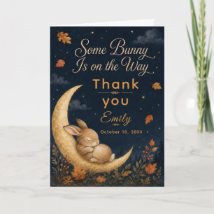Some Bunny Fall Baby Shower Dankeskarte