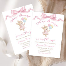 Some Bunny Girl Pink Baby Shower Party