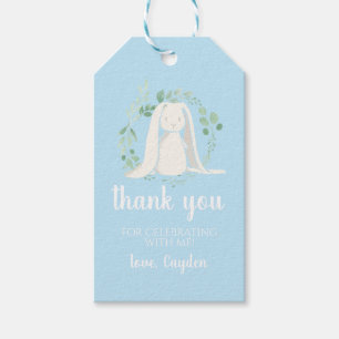 Some Bunny is One Geburtstag Geschenk Tags blau Geschenkanhänger