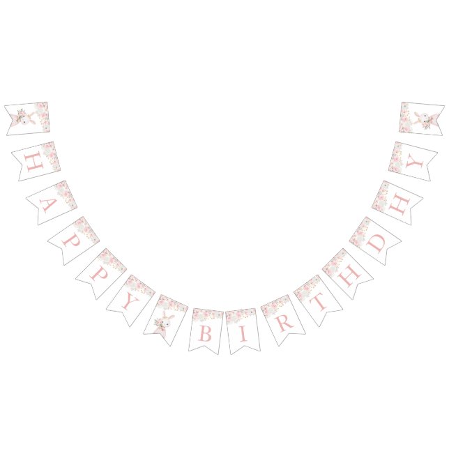 Some Bunny is Turning One Birthday Banner (Alle)