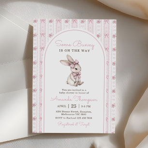 Some Bunny Vintage-Hasen-Baby-Party Einladung