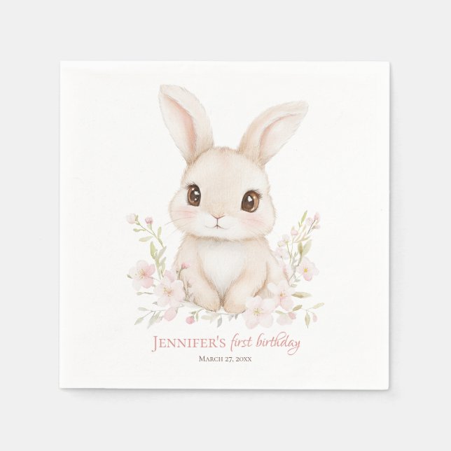 Some Bunny wird Eins Papier Servietten (Vorderseite)