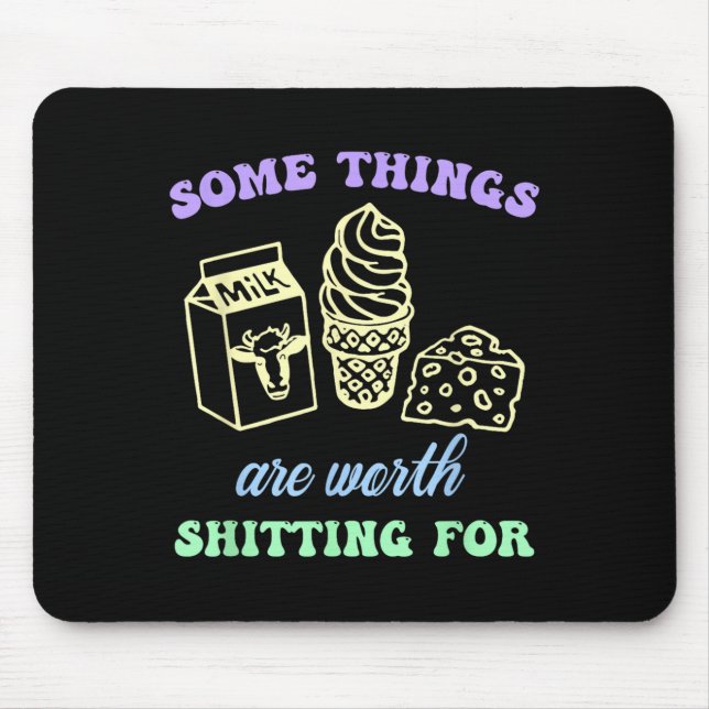 Some Things Are Worth Ting For Funny Apparel  Mousepad (Vorne)