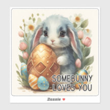 Somebsonnige Lieben Sie Ostern Vinyl Sticker