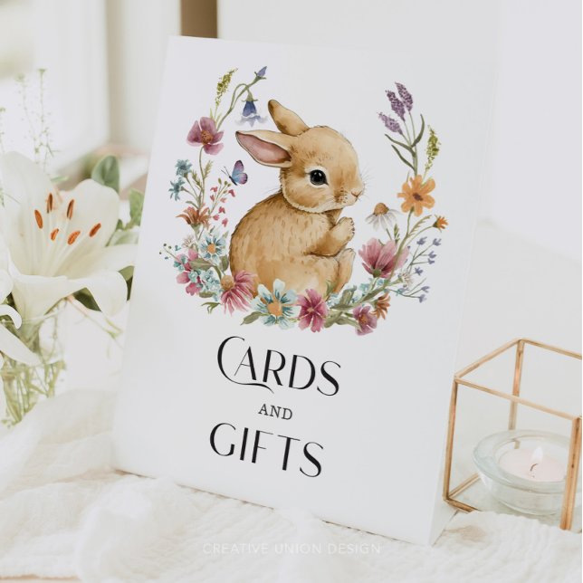 Somebunny Baby Showkarten und Geschenkposter Sockelschild (Von Creator hochgeladen)