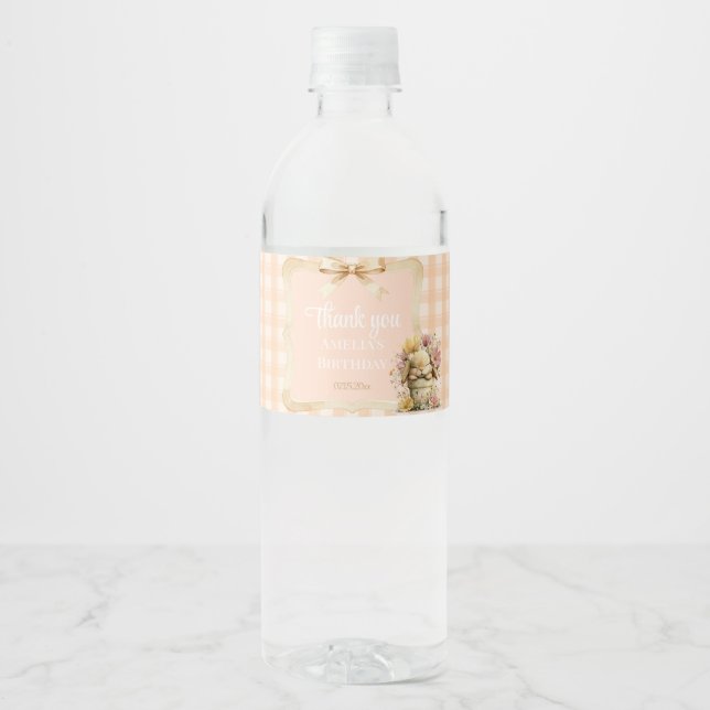 Somebunny is Turning One Food & Beverage Label Set (Vorderseite)