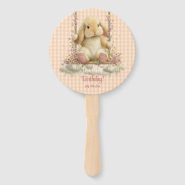 Somebunny is Turning One Handheld Party Fans Fächer