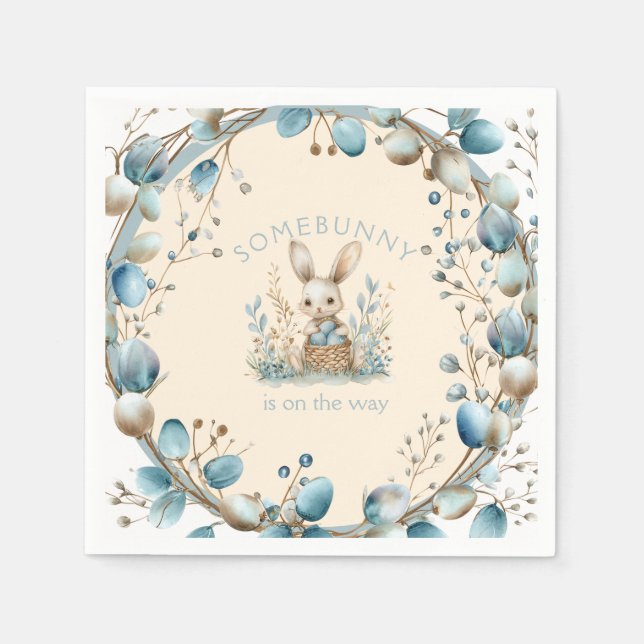 Somebunny ist unterwegs serviette (Vorderseite)