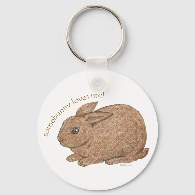 Somebunny Liebe Me Schlüsselkette Schlüsselanhänger (Vorderseite)
