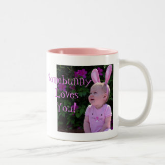 Somebunny Lieben Sie! Zweifarbige Tasse