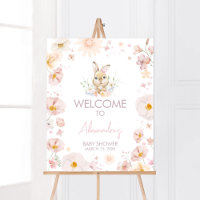 Somebunny Rabbit Baby Dusche Willkommen