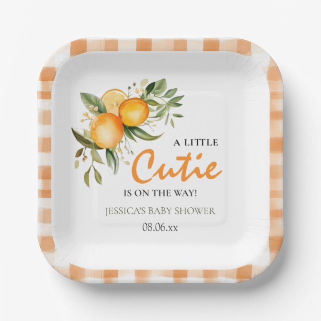 Somebunny Special Wildblumen Frühjahrsdusche Pappteller (Vorderseite)