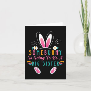 Somebunny wird eine große Schwester zu Ostern Preg Karte