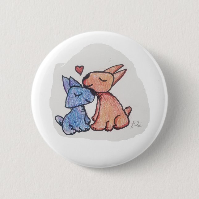 SomeBunnyLovesYou button (Vorderseite)