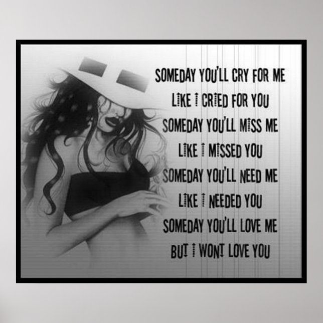 Someday Poster (Vorne)