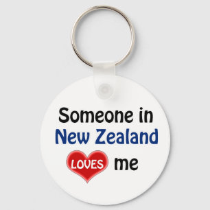 Someone in New Zealand Loves me Schlüsselanhänger
