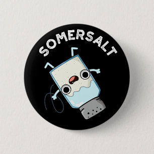 Somersalz Funny Somersault Salt Pun Dark BG Button