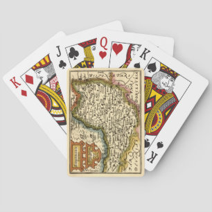 Somerset Landkreis England Altes antikes Atlantik Spielkarten