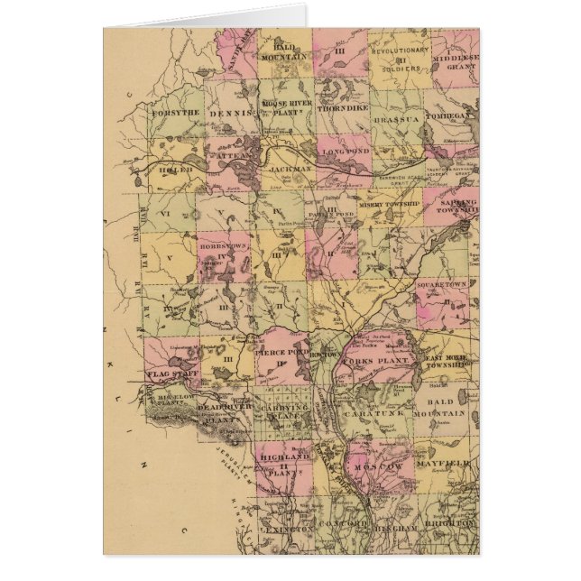 Somerset Landkreis, Maine (Vorne)