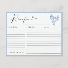 Something Blue Before I Do Bow  Request Begleitkarte