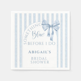 Something Blue Before I Do Bow  Serviette