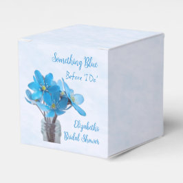 Something Blue Before I Do Bridal Shower Geschenkschachtel