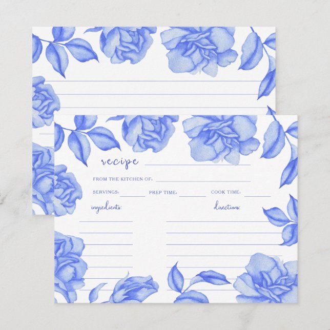 Something blue -  bridal shower recipe (Vorne/Hinten)