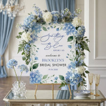 Something Blue Hydrangea Bridal Shower 