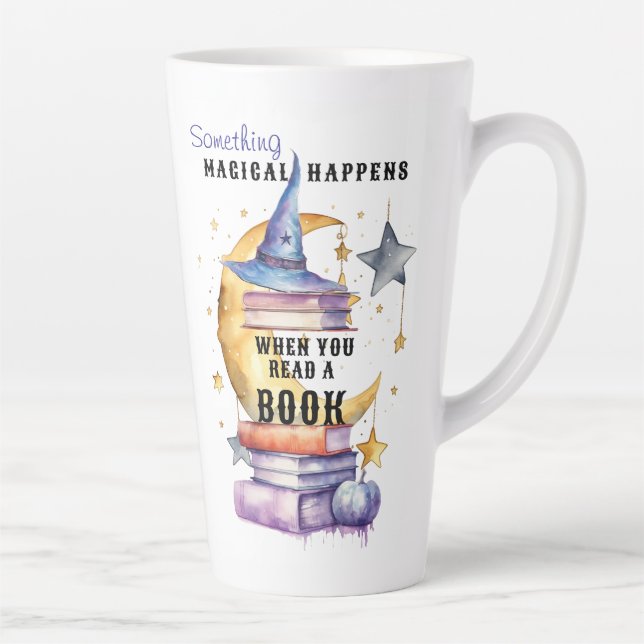 Something Magical Happens When You Read A Book Milchtasse (Rechts)