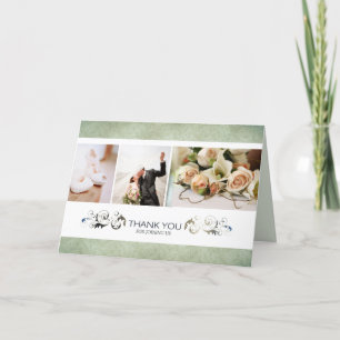 Something Olive Custom Wedding Thank You Cards Dankeskarte