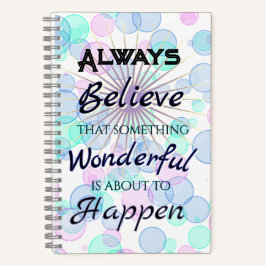 Something Wonderful Spiral Notebook Journal Notizbuch