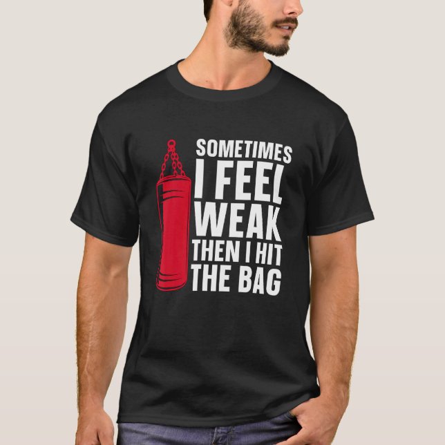 Sometimes I Feel Combat Sports Kickboxer Love Kick T-Shirt (Vorderseite)