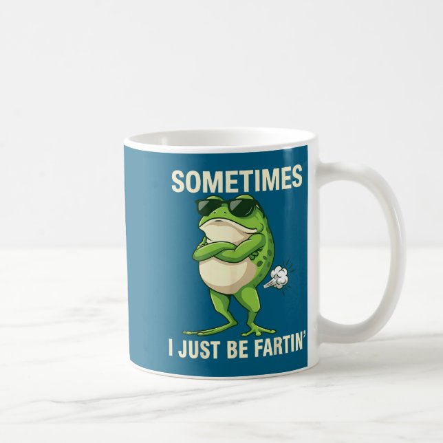 Sometimes Just Farting Frog I Custom Kaffeetasse (Rechts)