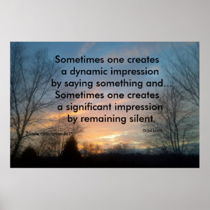 SOMETIMES ONE CREATES DALAI LAMA POSTER