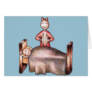 Sommeil drôle de garçon de cymbales de fille de