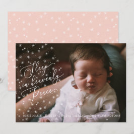 Sommeil en Faire-part de naissance de vacances au