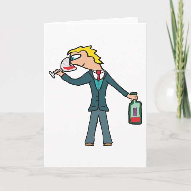 Sommelier Wine Tasting Karte (Vorderseite)