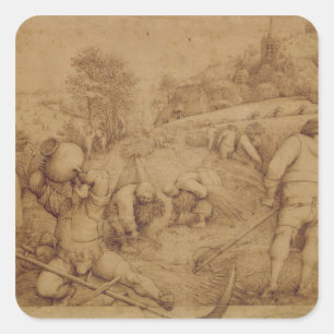 Sommer 1568 quadratischer aufkleber