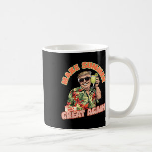 Sommer 2024 Wieder groß Donald Trump Urlaub Hawa Kaffeetasse