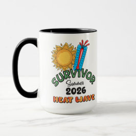 Sommer 26 Hitzewelle 15 oz Kaffeetasse