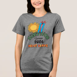 Sommer 26 Hitzewelle Damen Tri-Blend T-Shirt Shirt